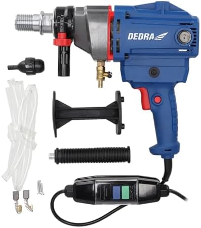 Kernbohrmaschine DEDRA mit Softgrip-Griff und PRCD-Schalter